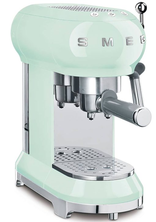 Smeg 50's Retro Style Pastel Green Espresso Machine - Image 3