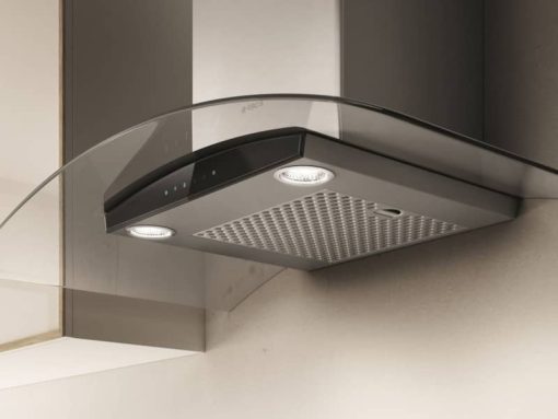 Elica Como 36" Stainless Steel & Black Glass Range Hood - Image 3