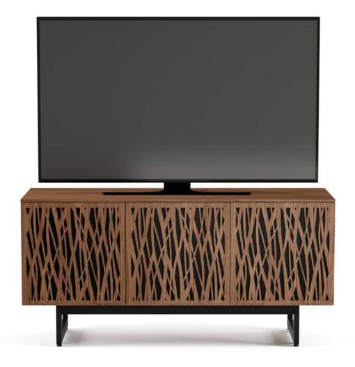 BDI Elements Wheat Natural Walnut Media with Triple-Width Storage Cabinet - Image 2