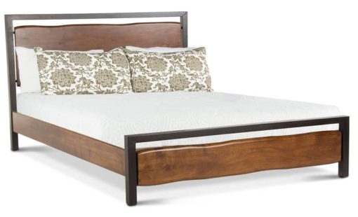 Home Trends & Design Aspen Walnut King Bed