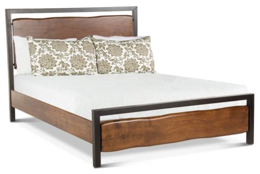 Home Trends & Design Aspen Walnut Queen Bed