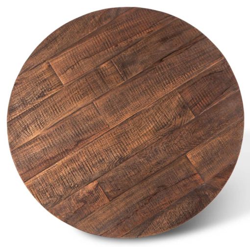 Home Trends & Design Carnegie 42" Band Saw Teak Round Table - Image 3