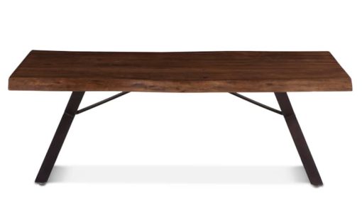 Home Trends & Design London Loft 54" Walnut Coffee Table - Image 2