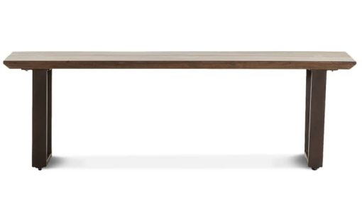 Home Trends & Design Mozambique 56" Walnut Bench - Image 2