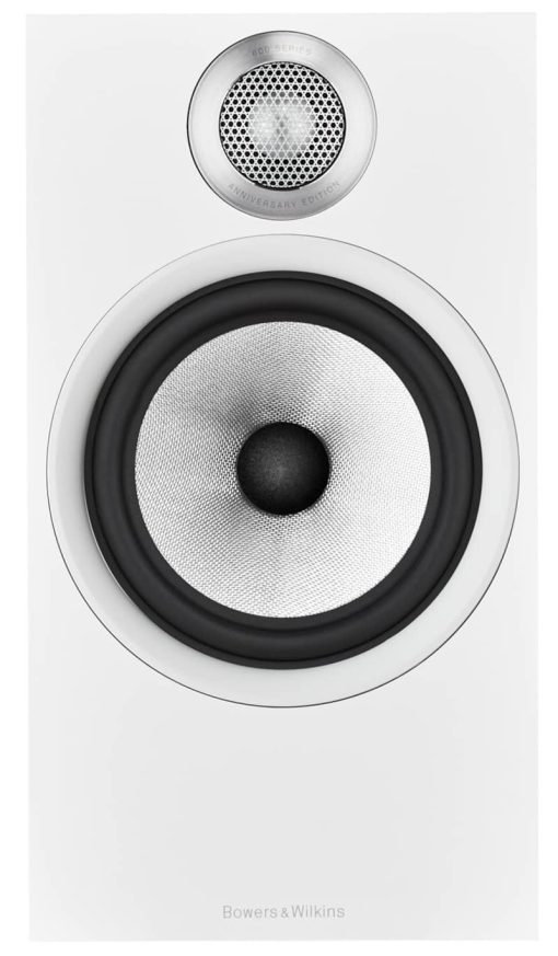 Bowers & Wilkins 600 Series 606 S2 Anniversary Edition Matte White 2-Way Stand-Mount Loudspeaker System (Pair) - Image 2