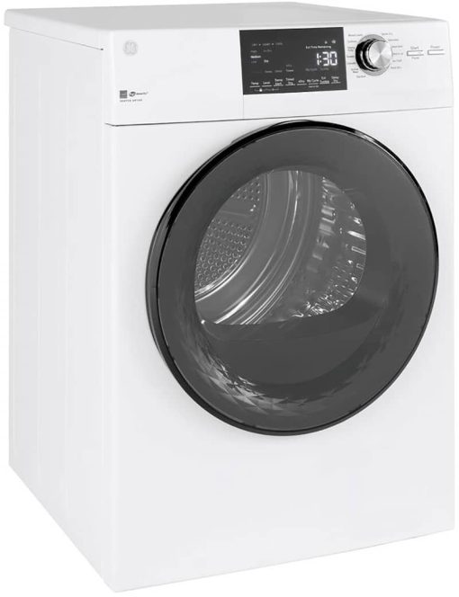 GE 4.3 Cu. Ft. White Front Load Vented Electric Dryer With Stainless Steel Basket - Image 2