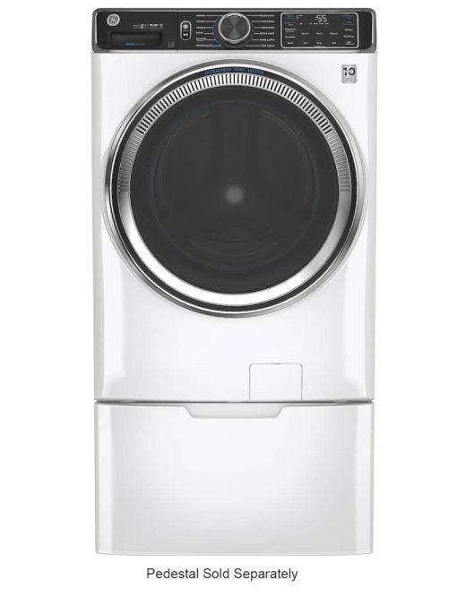 GE ADA 5 Cu. Ft. White Smart Front Load ENERGY STAR Steam Washer With SmartDispense UltraFresh Vent System With OdorBlock And Sanitize + Allergen - Image 2