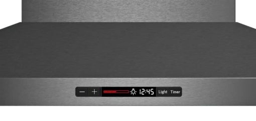 Bosch 800 Series 36" Black Stainless Steel Pyramid Canopy Chimney Hood - Image 2