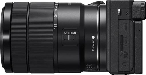 Sony Alpha a6600 24.2 Megapixel Black Mirrorless Digital Camera With 18-135mm Zoom Lens - Image 3