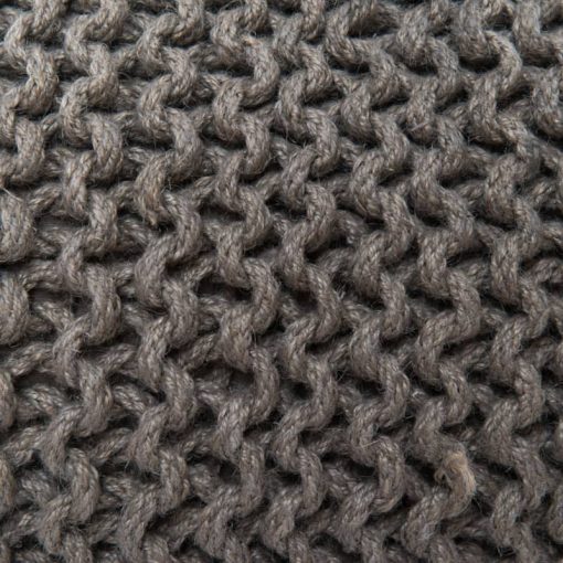 Four Hands Willow Collection Clay Jute Knit Pouf - Image 2