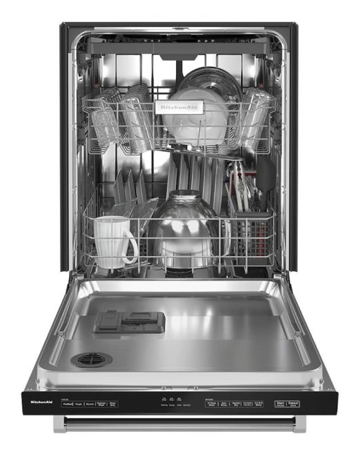 KitchenAid 24" Black Built-In Dishwasher With Third Level Utensil Rack - Image 2