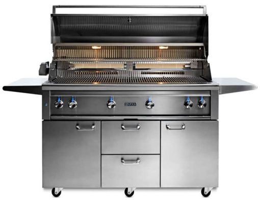 Lynx Professional 54" Stainless Steel Freestanding Natural Gas Grill With 1 Trident Infrared Burner And 3 Ceramic Burners And Rotisserie - Image 2