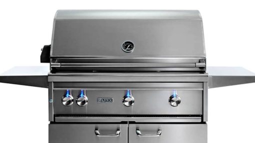 Lynx Professional 36" Stainless Steel Freestanding Natural Gas Grill With All Trident Burners, FLAMETRAK And Rotisserie - Image 4