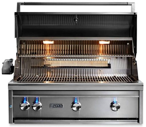 Lynx Professional 36" Stainless Steel Built-In Liquid Propane Gas Grill With All Trident Burners, FLAMETRAK And Rotisserie - Image 2