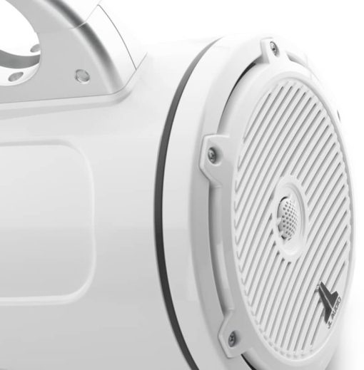 JL Audio M3 7.7" Gloss White Enclosed Coaxial Marine Speakers - Image 2