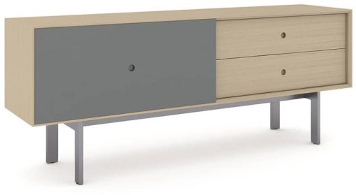 BDI Margo 5229 Drift Oak And Fog Grey Credenza - Image 2