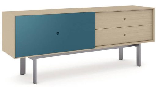 BDI Margo 5229 Drift Oak And Marine Credenza - Image 2