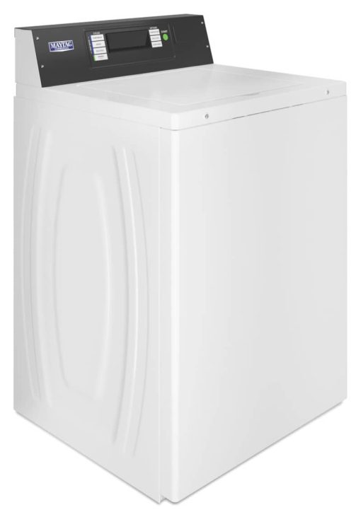 Maytag 27" White Commercial Top Load Washer, Card Reader-Ready / Non-Vend - Image 2