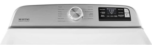 Maytag 7.4 Cu. Ft. White Smart Capable Electric Dryer With Extra Power Button - Image 2