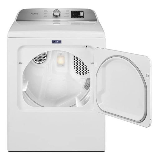 Maytag 7 Cu. Ft. White Front Load Gas Dryer With Moisture Sensing - Image 2
