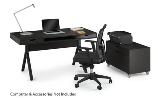 BDI Modica 6341 Charcoal Stained Ash Desk - Image 2