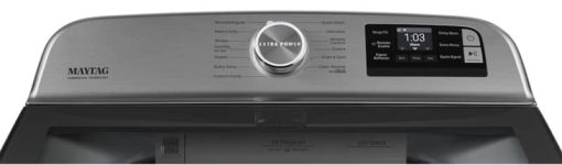 Maytag 5.2 Cu. Ft. White Smart Capable Top Load Washer With Extra Power Button - Image 2