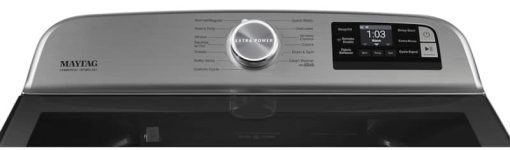 Maytag 5.3 Cu. Ft. Metallic Slate Smart Capable Top Load Washer With Extra Power Button - Image 2