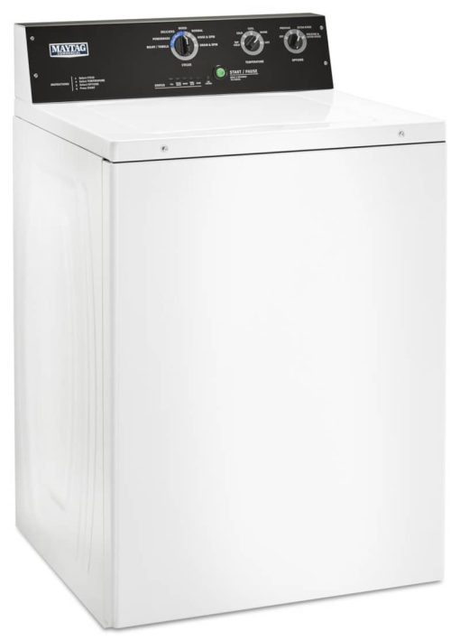 Maytag 3.5 Cu. Ft. White Commerical-Grade Residential Agitator Washer - Image 2