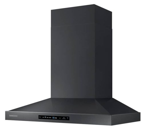 Samsung ADA 30" Fingerprint Resistant Black Stainless Steel Wall Mount Hood - Image 2