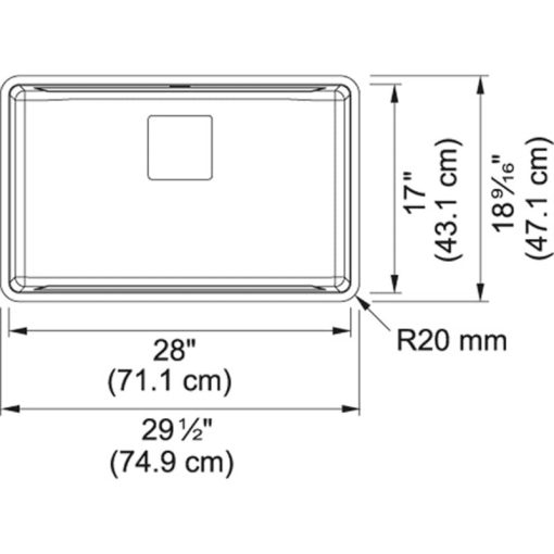 Franke 30" Pescara Stainless Steel Kitchen Sink - Image 2