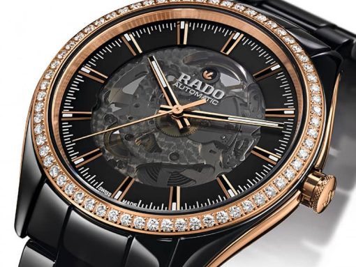 Rado HyperChrome Automatic Open Heart Diamonds Black Dial Ceramic Watch, 42mm - Image 2