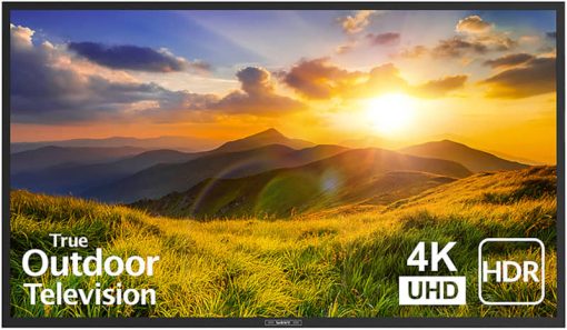 SunBrite 65" Black Signature 2 Series 4K Ultra HDR Partial Sun Outdoor HDTV