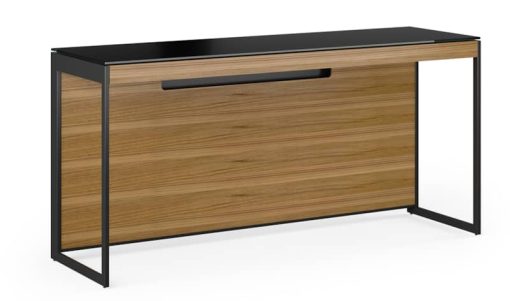 BDI Sequel 20 6102 Walnut/Black Console Desk - Image 2