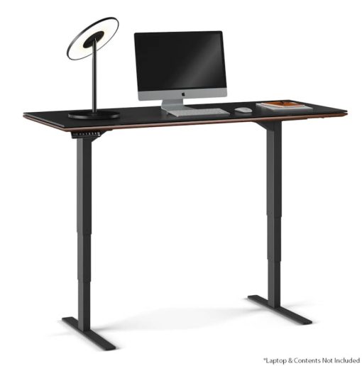 BDI Sequel 20 6151 Chocolate Stained Walnut 60" x 24" Lift Standing Desk - Image 2