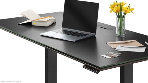 BDI Sequel 20 6152 Charcoal Stained Ash 66" x 30" Lift Standing Desk - Image 2