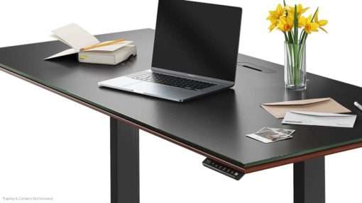 BDI Sequel 20 6152 Chocolate Stained Walnut 66" x 30" Lift Standing Desk - Image 2
