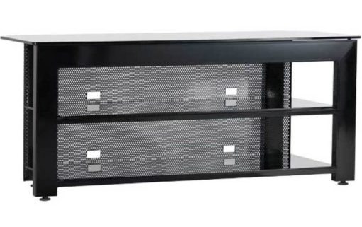 Sanus 3 Shelf Video Stand - Black Finish - Image 2