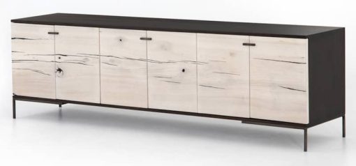 Four Hands Wesson Collection Bleached Yukas Cuzco Media Console