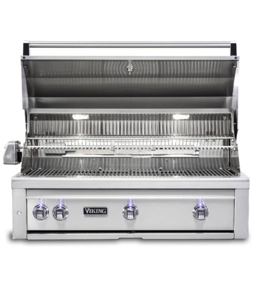 Viking 36" Stainless Steel Built-In Natural Gas Grill - Image 2