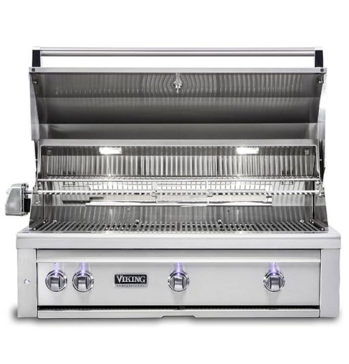 Viking 42" Stainless Steel Built-In Natural Gas Grill - Image 2
