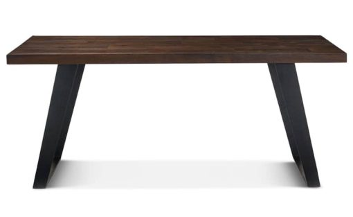 Home Trends & Design Urban Loft 78" Dark Brown Dining Table - Image 2