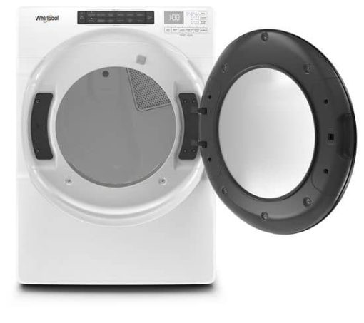 Whirlpool ADA 7.4 Cu. Ft. White Front Load Electric Dryer With Steam Cycles - Image 2