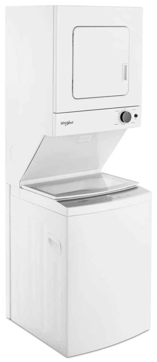 Whirlpool 24" White Electric Stacked Laundry Center - Image 2