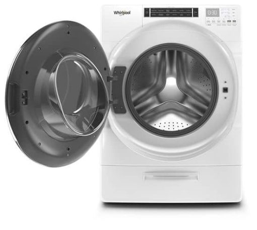 Whirlpool 5 Cu. Ft. White Front Load Washer With Load & Go XL Dispenser - Image 2