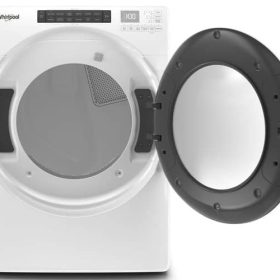 Whirlpool ADA 7.4 Cu. Ft. White Front Load Gas Dryer With Steam Cycles - Image 2