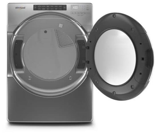 Whirlpool ADA 7.4 Cu. Ft. Chrome Shadow Front Load Gas Dryer With Steam Cycles - Image 2
