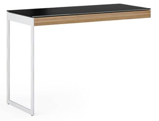 BDI Sequel 20 6112 Walnut And Satin Nickel Desk Return - Image 2