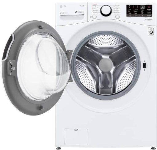 LG 4.5 Cu. Ft. White Smart Wi-Fi Enabled Front Load Washer With Built-In Intelligence & Steam Technology - Image 2