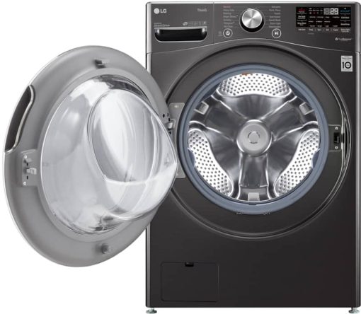 LG 5 Cu. Ft. Black Steel Smart Wi-Fi Enabled Front Load Washer With TurboWash 360 And Built-In Intelligence - Image 2