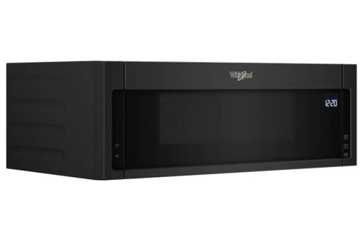 Whirlpool 1.1 Cu. Ft. Black Low Profile Microwave Hood Combination - Image 3